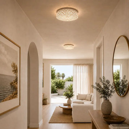 ELTZ 28CM 18W 3CCT LED Oyster Non-Dimmable Ceiling Light