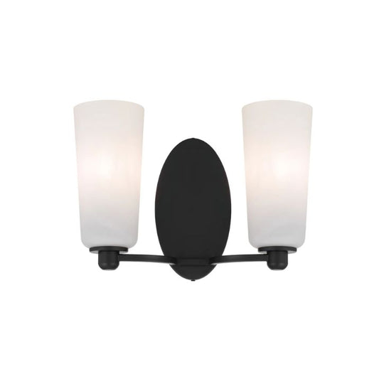 Brevan 2 Light Wall Bracket - Black