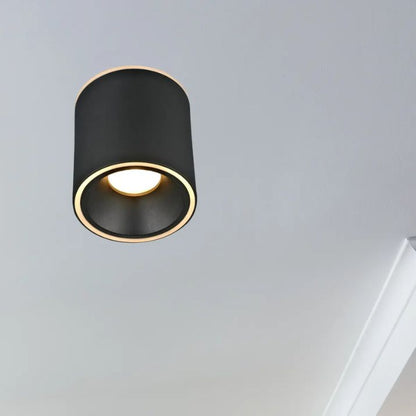 Calibo Glider 135mm Round LED Surface Mounted Downlight - Black