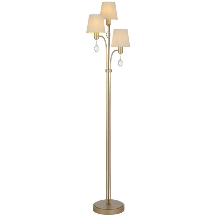 MALVERN Floor Lamp - Antique Silver