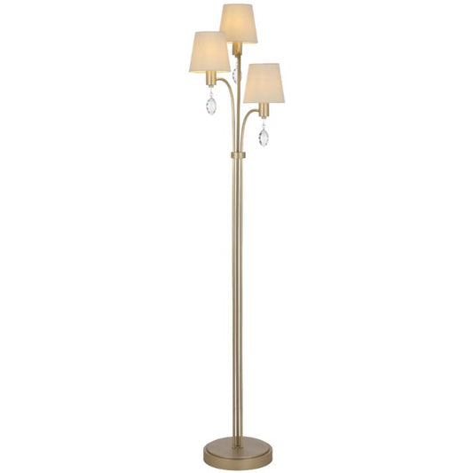 MALVERN Floor Lamp - Antique Silver