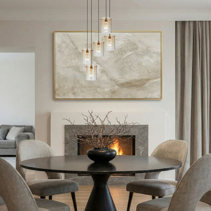 Creval 5 Light Pendant - Antique Gold