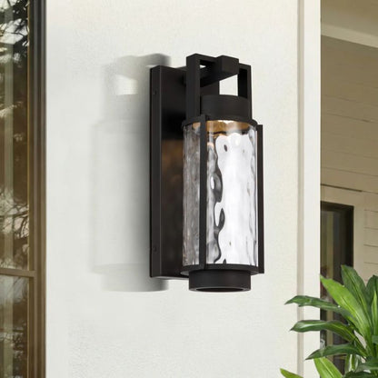 Vexor 43 Exterior Wall Light - Black