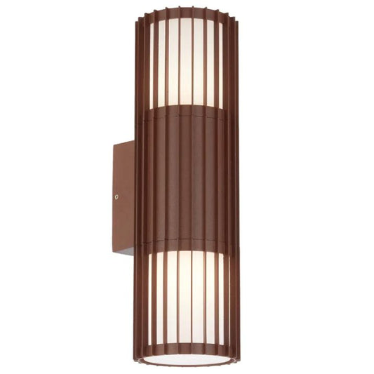 Cashel Twin Exterior Wall Light - Corten