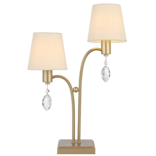 MALVERN Table Lamp - Antique Silver
