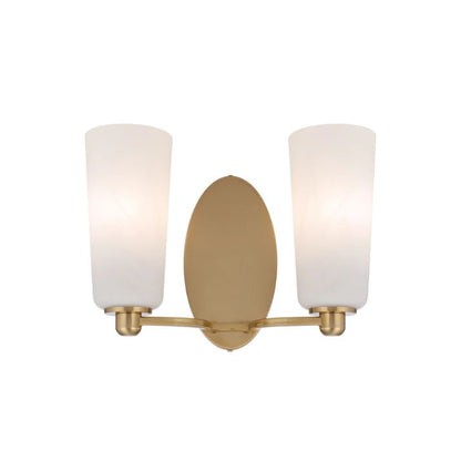 Brevan 2 Light Wall Bracket - Antique Gold