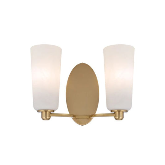 Brevan 2 Light Wall Bracket - Antique Gold