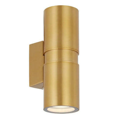 SARNEL Up-Down Exterior Wall Light - Brass