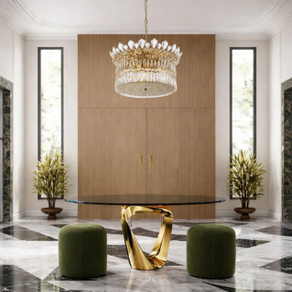 Virell 9 Light Pendant - Gold