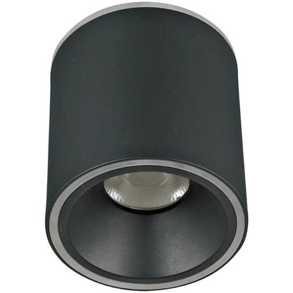 Calibo Glider 135mm Round LED Surface Mounted Downlight - Black