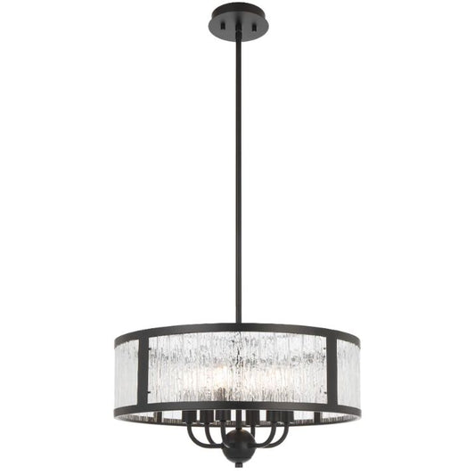Noral 6 Light Pendant - Black