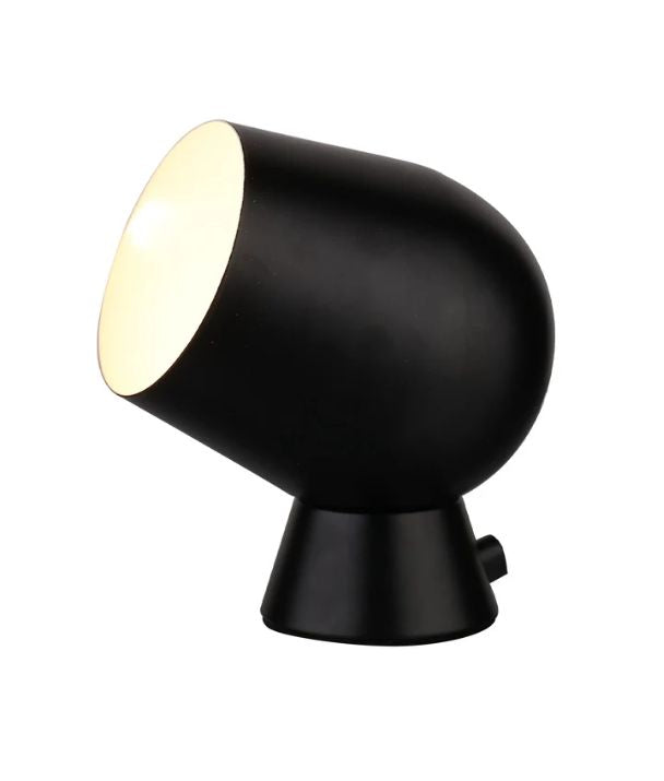 FOKUS: Touch On / Off Iron Table Lamps - Black