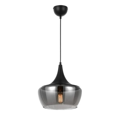 LANDY Pendant Light - Black/Smoke