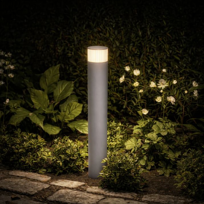 Malabo LED Bollard - Grey