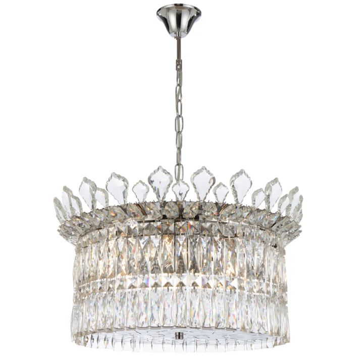 Virell 9 Light Pendant - Chrome