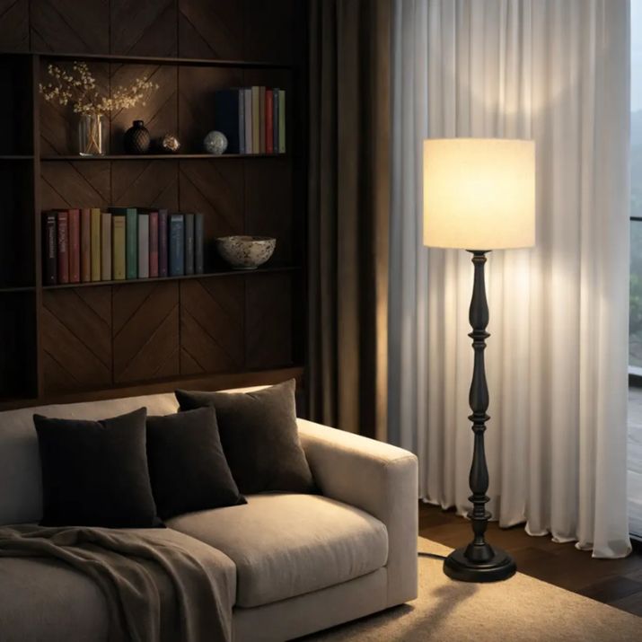 Hommer Floor Lamp - Black