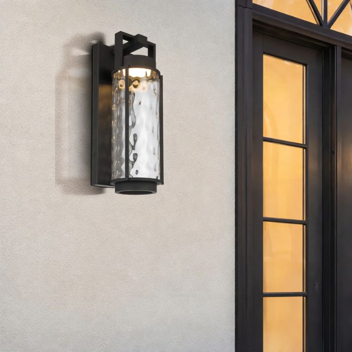 Vexor 55 Exterior Wall Light - Black