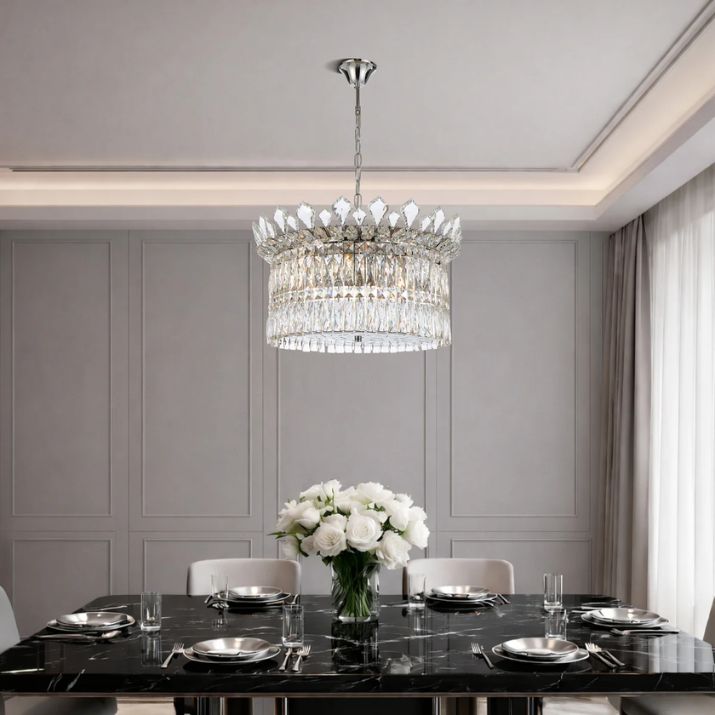 Virell 9 Light Pendant - Chrome