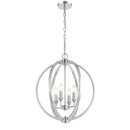 KENDALL 4 Pendant Light - Chrome