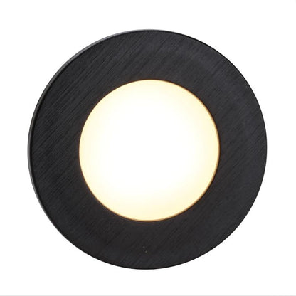 MAREN Round 3CCT LED Stair Wall Light Multi Colour - Black