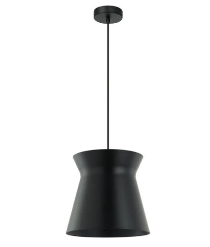 DIABLO: Modern Scandinavian Interior Cone Flat Top Pendant Light - Black