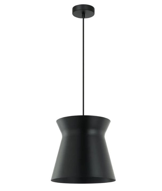 DIABLO: Modern Scandinavian Interior Cone Flat Top Pendant Light - Black
