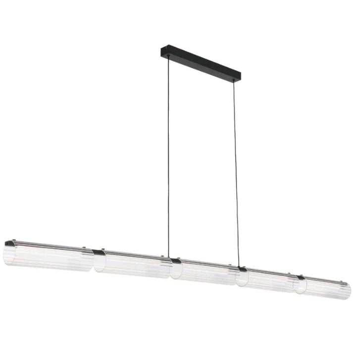 VOLUTO Linear Pendant Light - Black