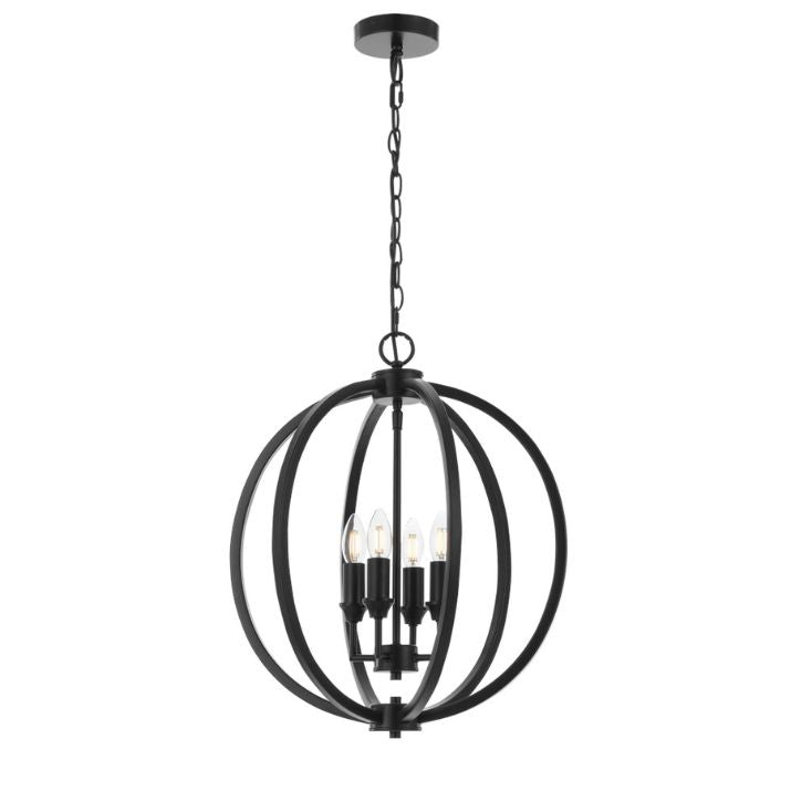 KENDALL 4 Pendant Light - Black