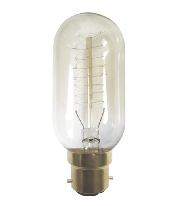 T45 Carbon Filament Globes - Socket: B22