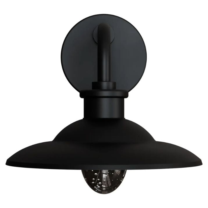 Calibo Cuscus Bubble Glass LED Exterior Wall Light - Black