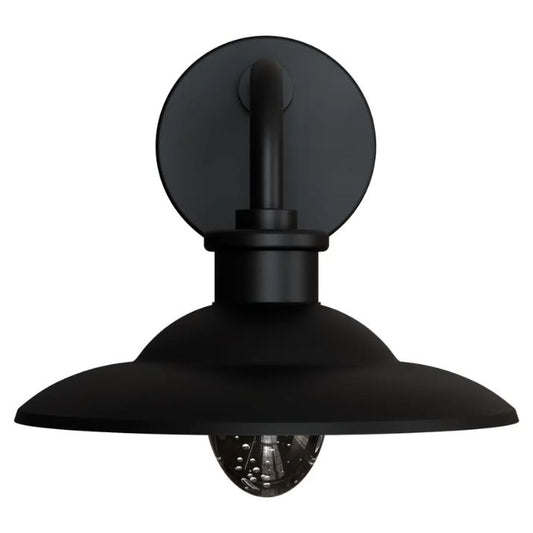 Calibo Cuscus Bubble Glass LED Exterior Wall Light - Black