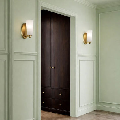 Brevan 1 Light Wall Bracket - Antique Gold