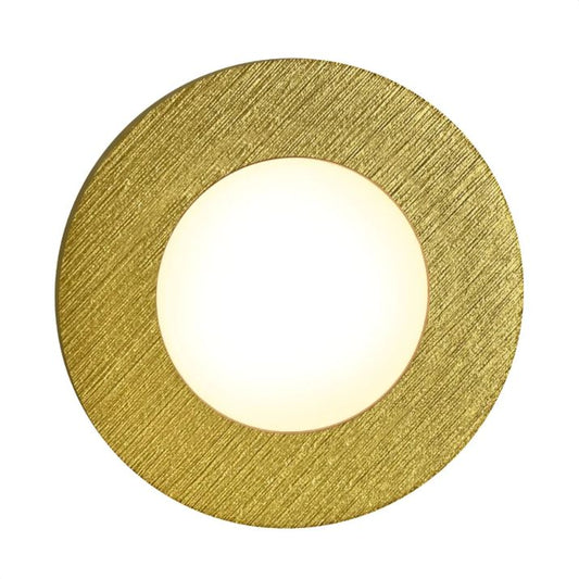 MAREN Round 3CCT LED Stair Wall Light Multi Colour - Gold