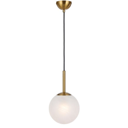 Bally 8 Pendant Light - Antique Gold / Alabastro