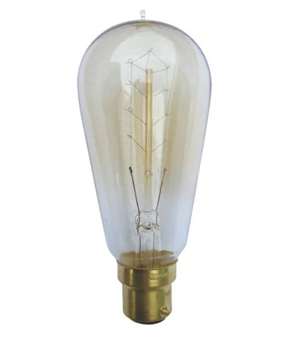 ST57 Carbon Filament Globes - Socket: B22