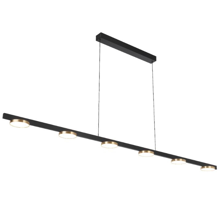 FORDO 180CM Linear Pendant Light - Black