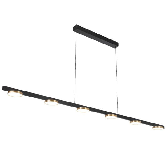FORDO 180CM Linear Pendant Light - Black