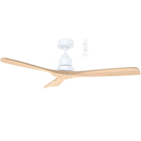 Mallorca DC 42″ Matt White/Natural Smart Ceiling Fan With WIFI Remote Control