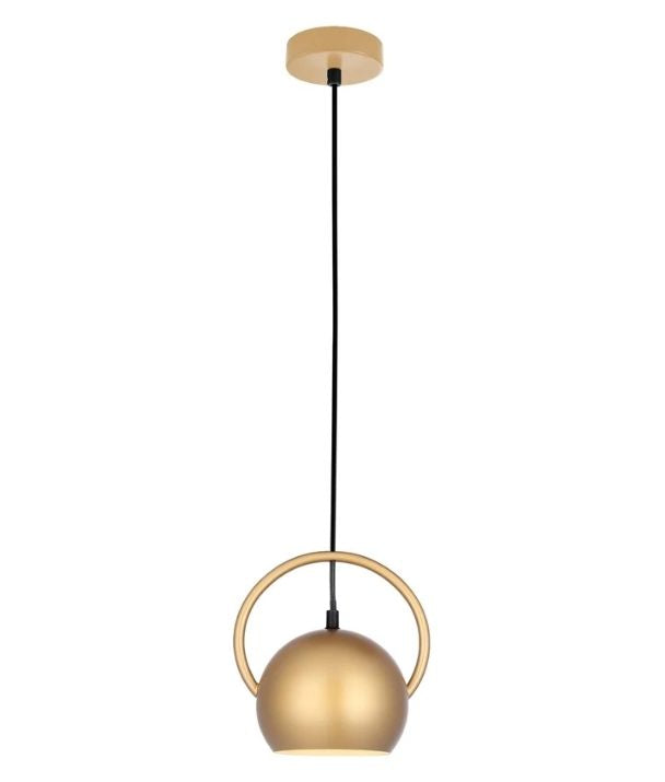 BELLA: Interior Small Dome Shape Pendant Light - Matte Gold