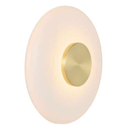 AMITY LED Wall Light - Brass Matt/Opal
