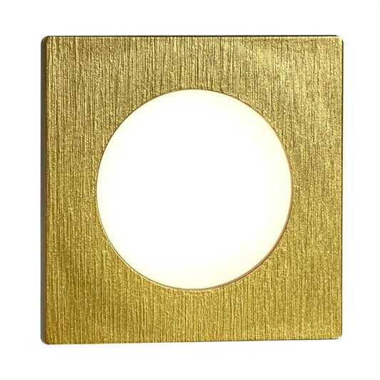 MAREN Square 3CCT LED Stair Wall Light Multi Colour - Gold