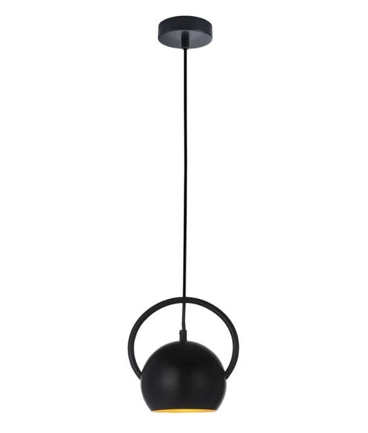 BELLA: Interior Small Dome Shape Pendant Light - Matte Black