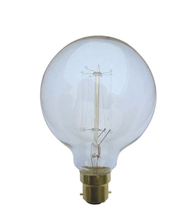 G125 Carbon Filament Globes - Socket: B22