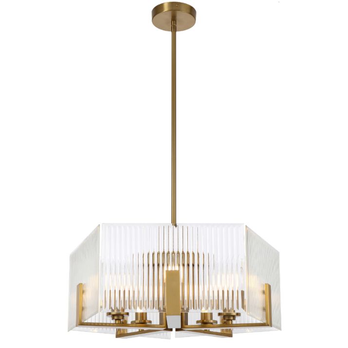 PELION 5 LED Pendant Light - Antique Gold
