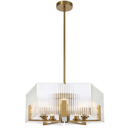 PELION 5 LED Pendant Light - Antique Gold