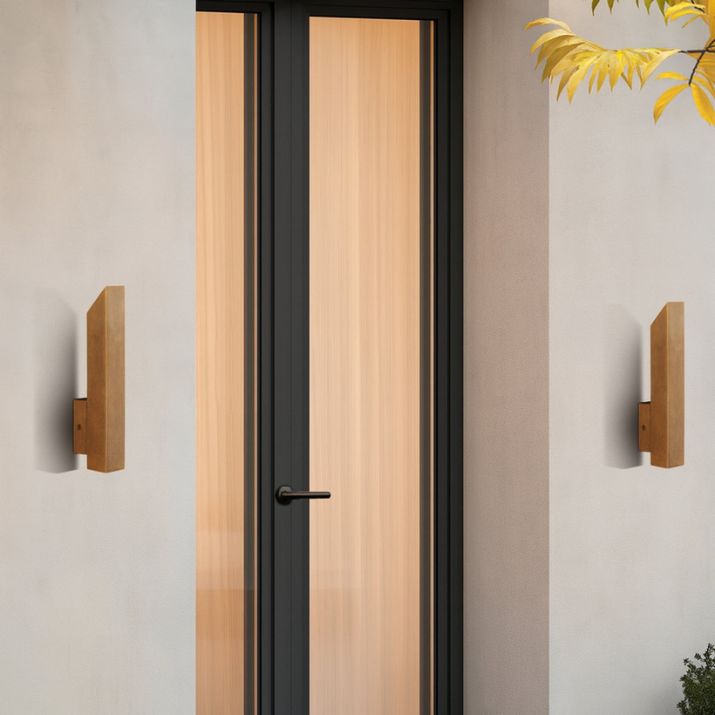 Vostel Single Exterior Wall Light - Stainless Steel