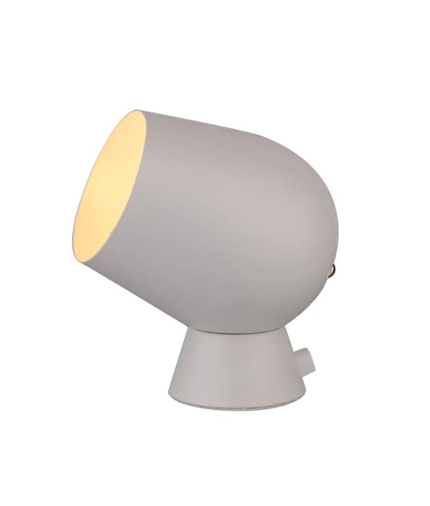 FOKUS: Touch On / Off Iron Table Lamps - White