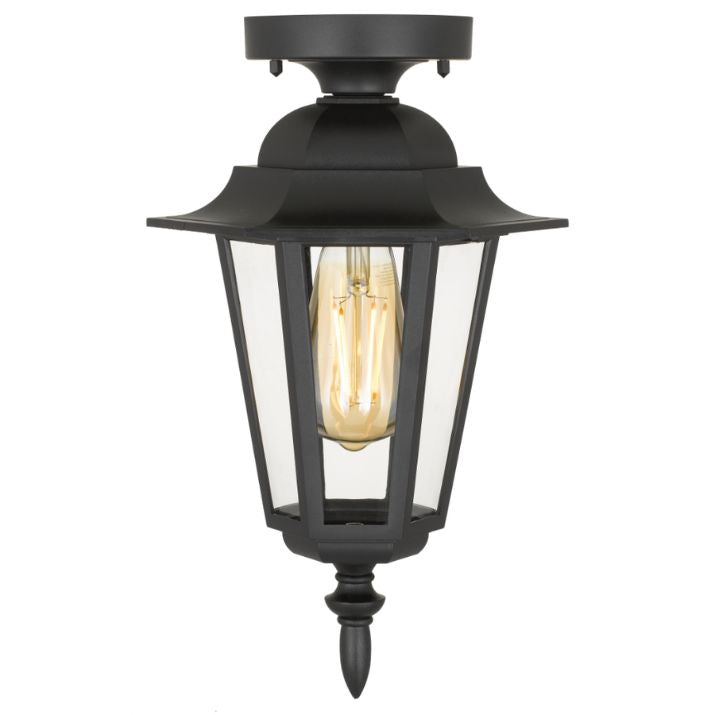 UPTON Exterior CTC Ceiling Light - Black