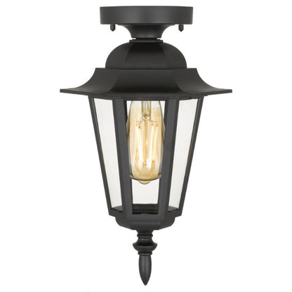 UPTON Exterior CTC Ceiling Light - Black