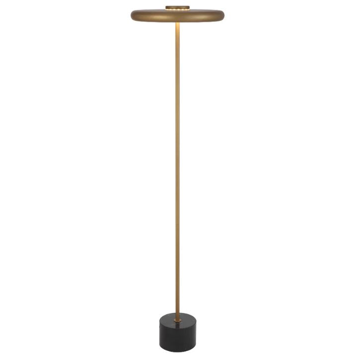 Sisby Floor Lamp - Antique Brass